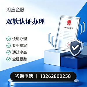 大庆双软认证申报服务
