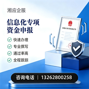 大庆信息化专项资金申报服务