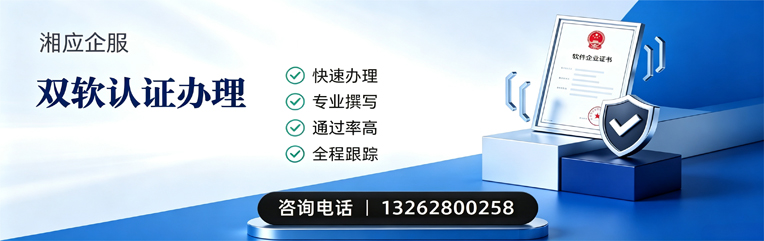 大庆双软认证申报服务